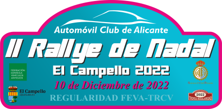 PLACA II RALLYE NADAL 2022 V2 450