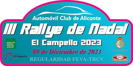 PLACA III RALLYE NADAL EL CAMPELLO 2023