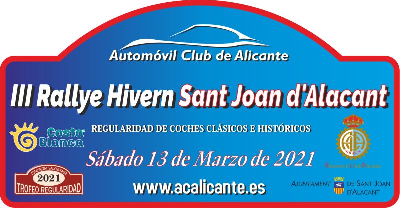 PLACA III RALLYE HIVERN SANT JOAN 2021 800