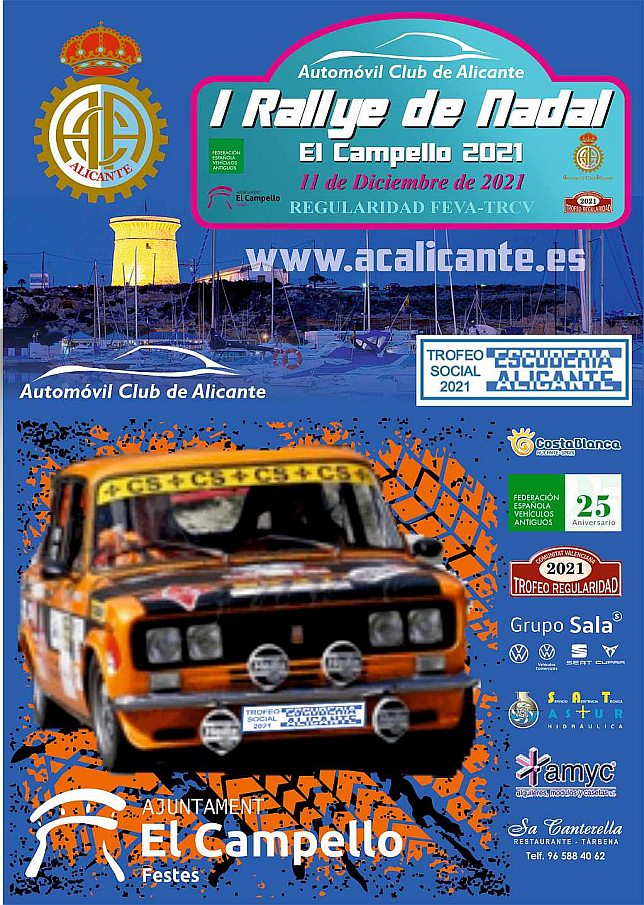 CARTEL I RALLYE DE NADAL El Campello 2021